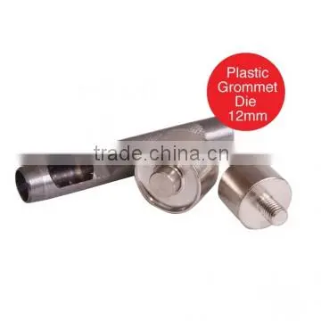 Die for metal/plastic grommet grommet die