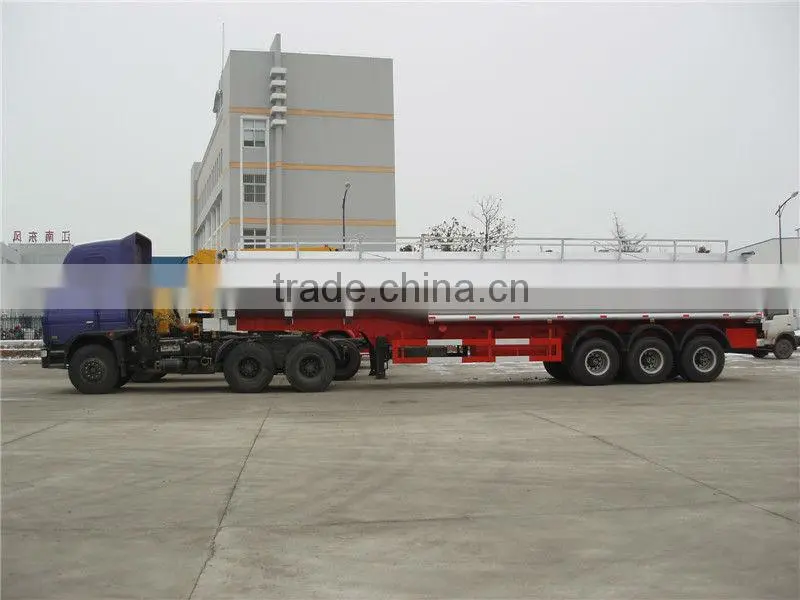 3 axles 40000liters fuel tanker trailer