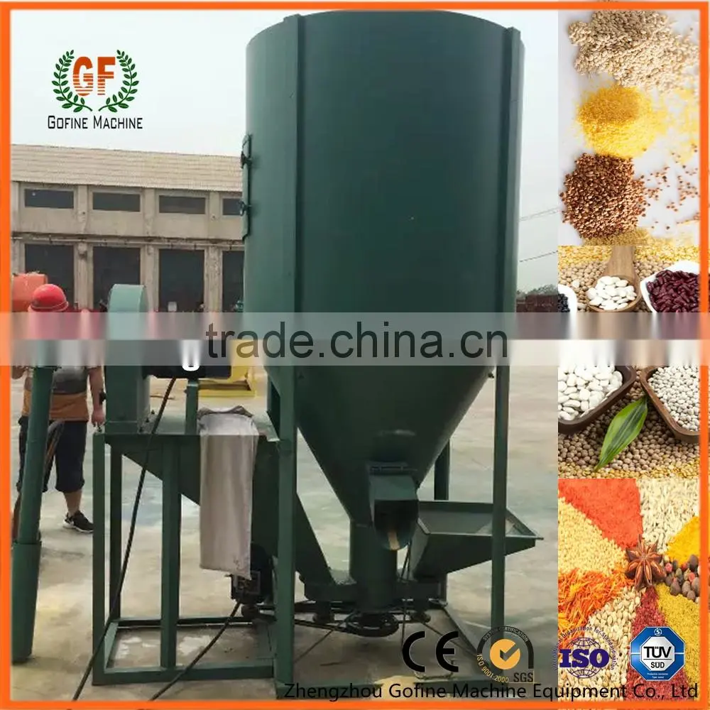 animal feed crushing and mixing machine