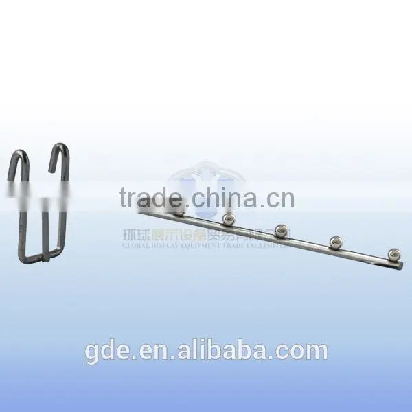Metal 5.5mm wire diameter display hook for gridwall