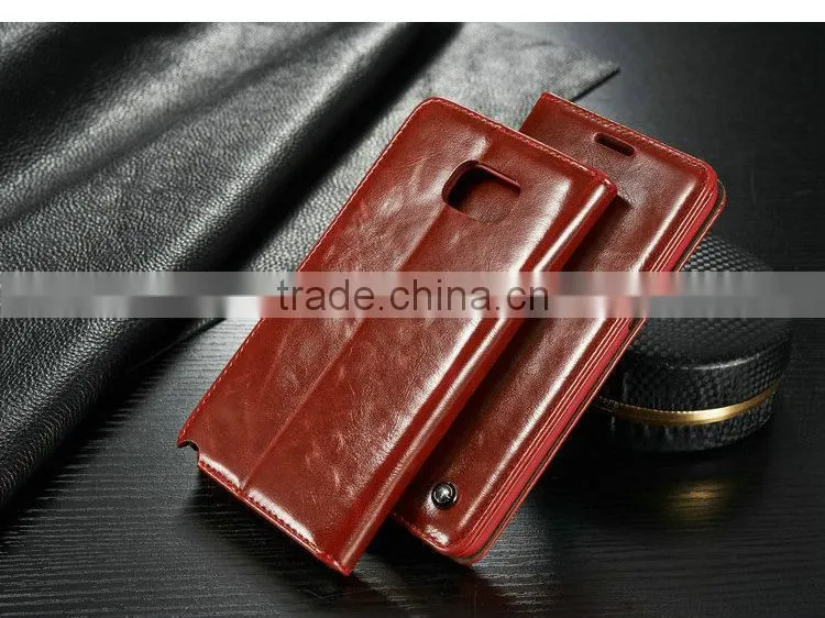 iCase Best Quality Leather Cover Phone Case for Samsung Galaxy S6 Edge Plus,For Samsung Galaxy Note 5Cases Bag