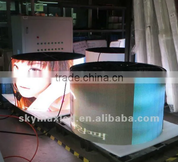 P6mm P6 indoor hang column led advertising screen