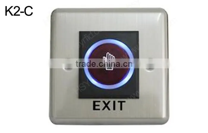 Automatic door operator push button switch for access control