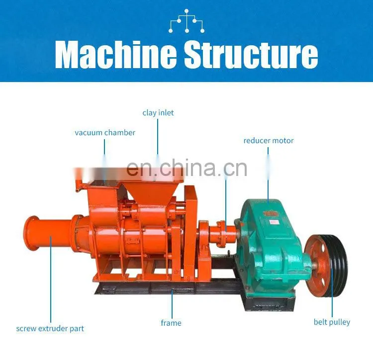 Vacuum Extruder For Clay Brick hand clay extruder pug mill clay vacuum extruder