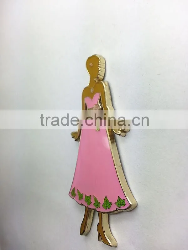 wholesale lapel pins/sexy girl lapel pins
