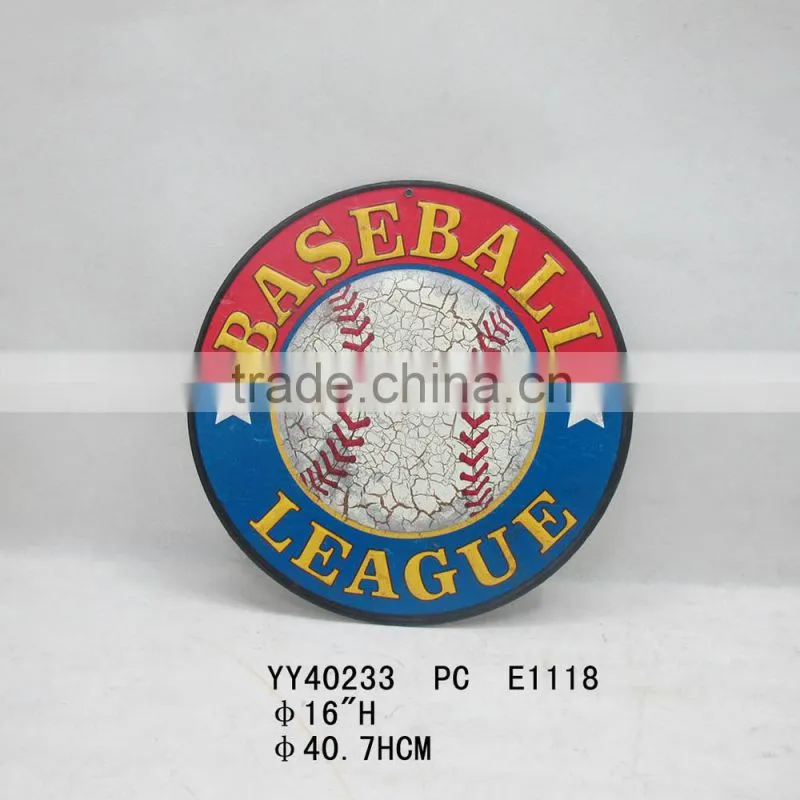soccer embossed wall tin sign for home decor
