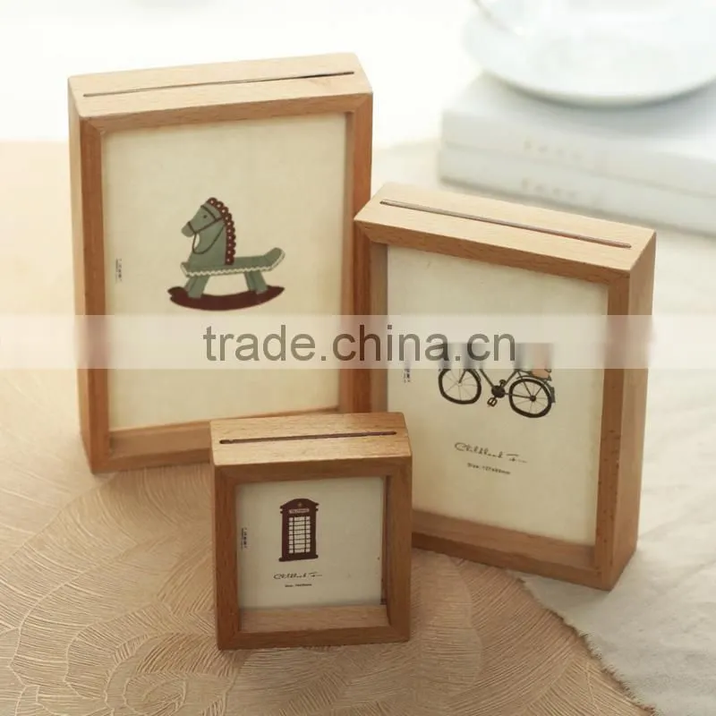 Christmas Ornament Decoration Solid Wood Photo Frames Design Wholesale