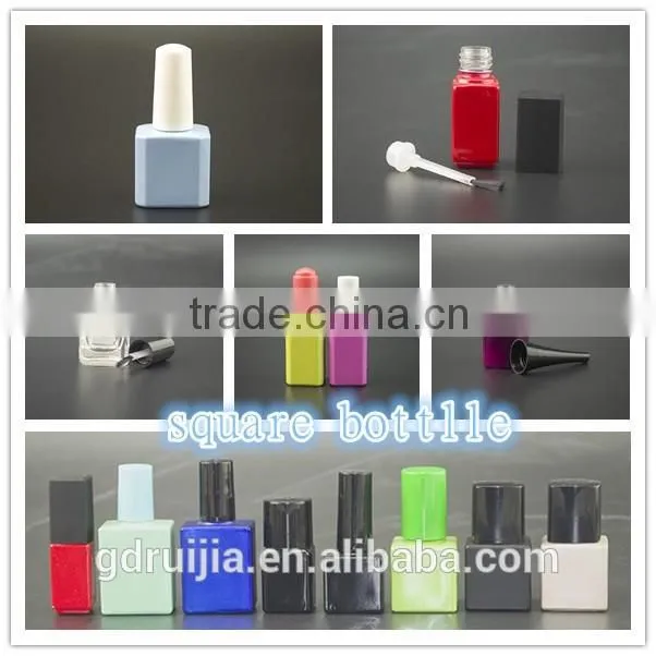double nail polish bottle 12ml nail polish glass bottles