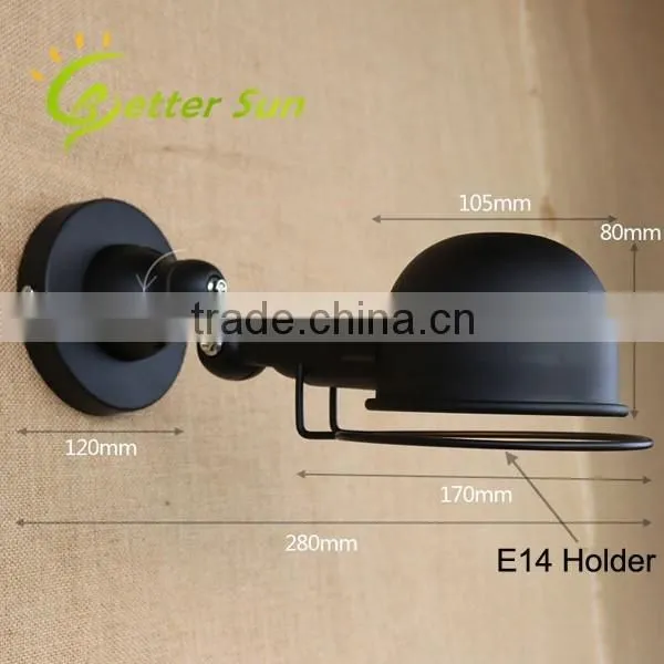 Hot Selling Modern Black Iron LED Wall Mount Lamp for Bedroom Reading
