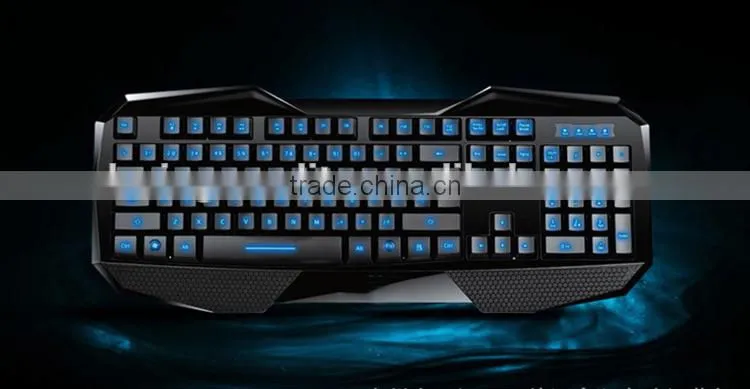 Hot Wired Colorful LED Backlight Mechanical Portable Gaming Keyboard