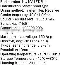 ultrasonic sensor for car 0.2-3m sensor range