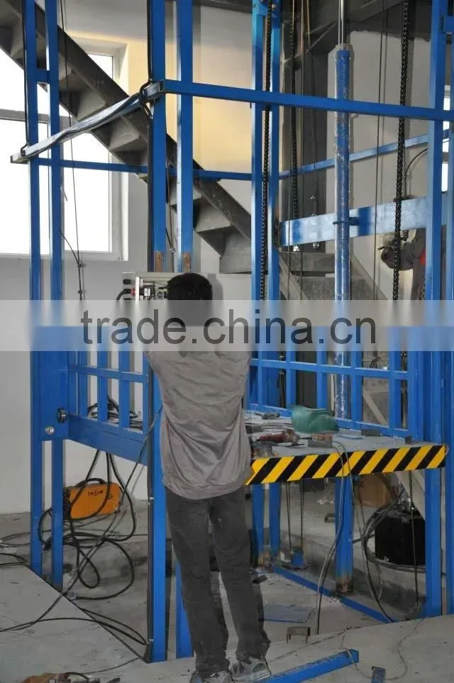 Electric home small elevator guide rail lift