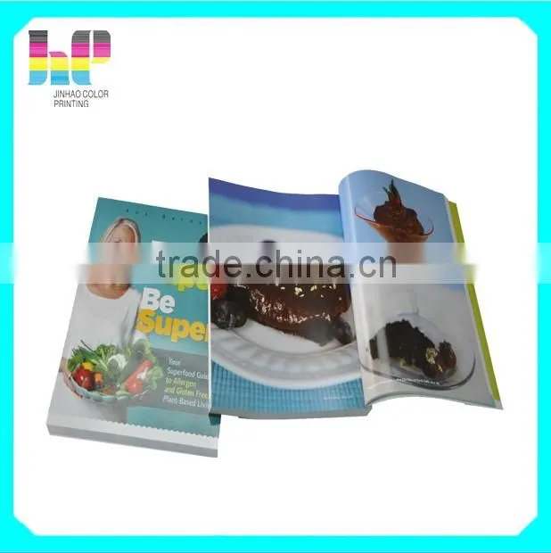 China High quality various soft cover cook book printing