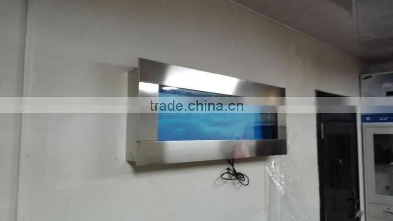 STAINLESS STEEL WALL HANGING AQUARIUM,WALL-MOUNTED FISH TANK