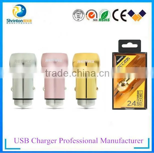New Design Dual USB car charger adapter 2 port 5V 2.4A