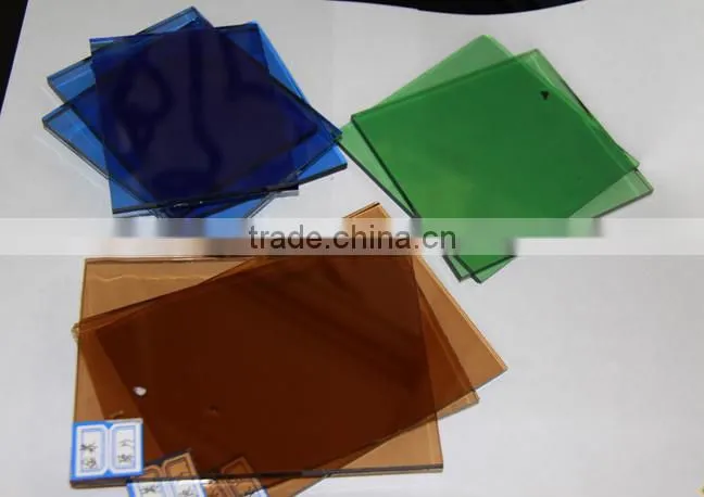 CE Certificate 3mm, 4mm Dark Gray Tinted Float Glass
