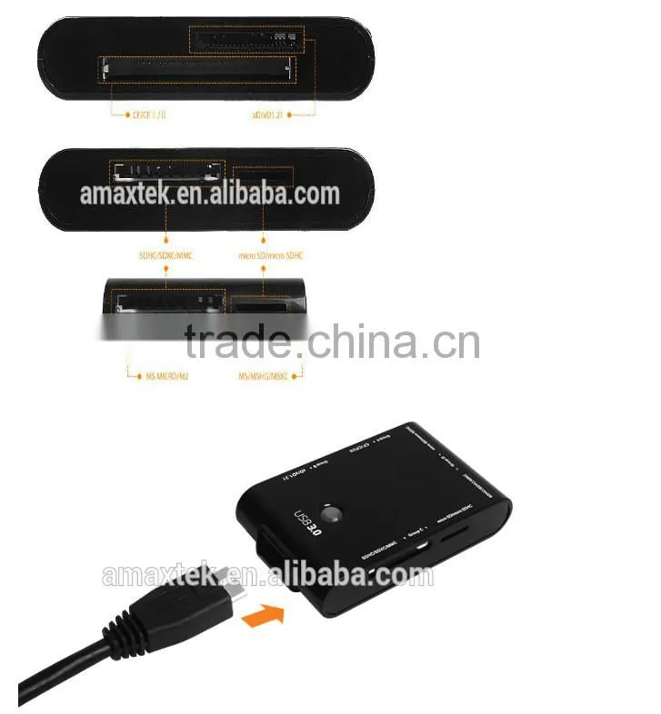 Portable Supper speed USB3.0 Card Driver with CE and FCC Certification