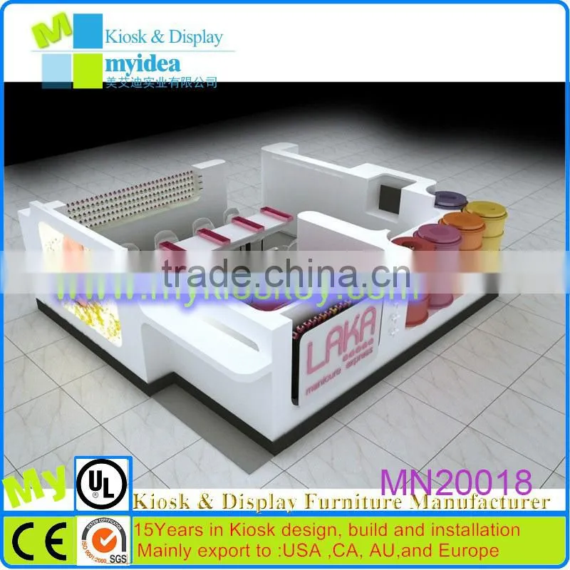 Professional mall indoor beauty salon counter design,salon reception desks