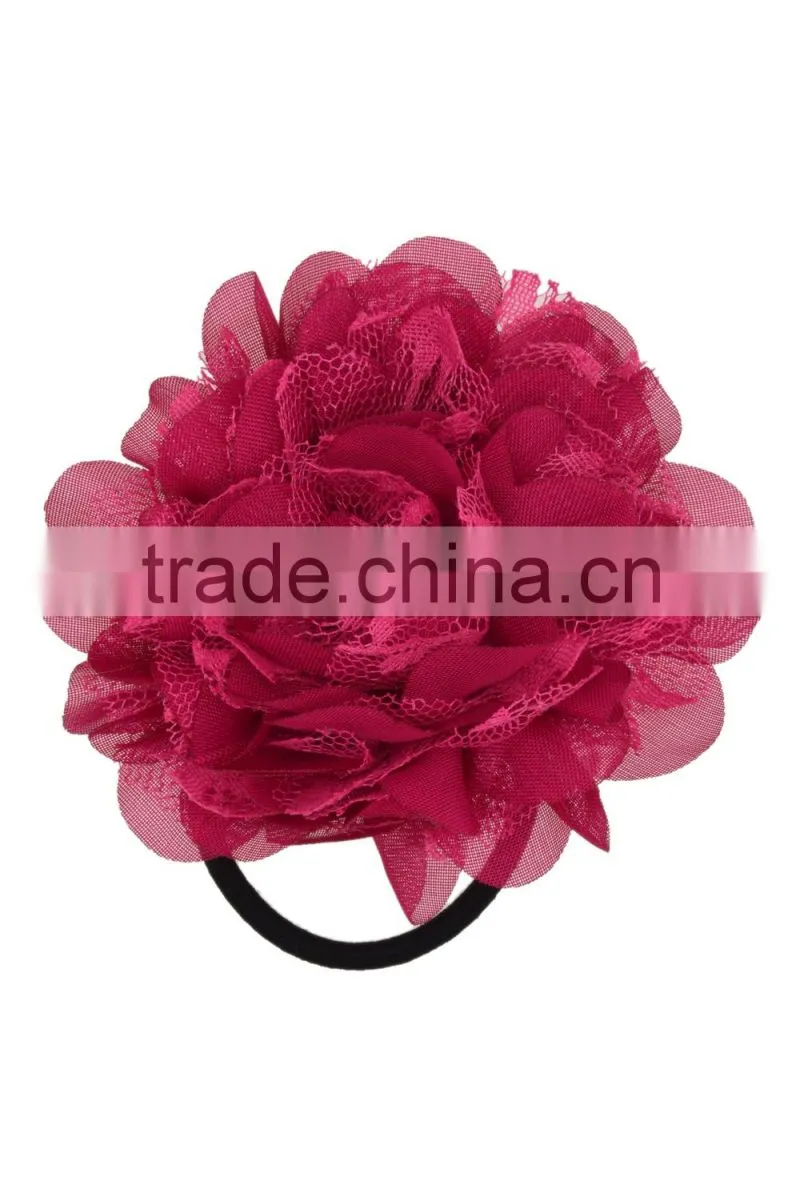 Organza Lace Flower Elastic/Hair Ties