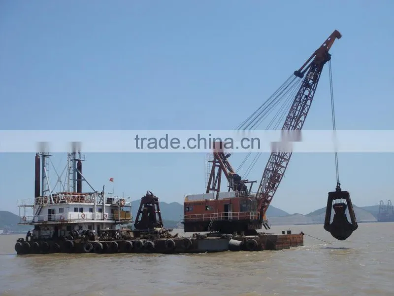 ISO standard 120t High Efficiency Grab Dredger Boat