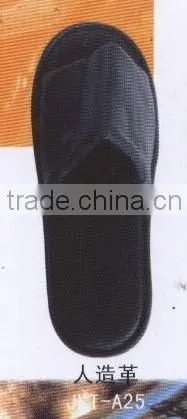black custom disposable indoor slipper
