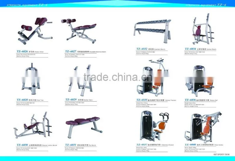 2016 popular strength equipment /TZ-6018 Cable Crossover / body building