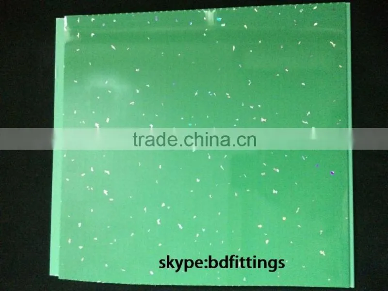 hot stamp high glossy white black sparkle pvc panel pvc wall cladding for uk