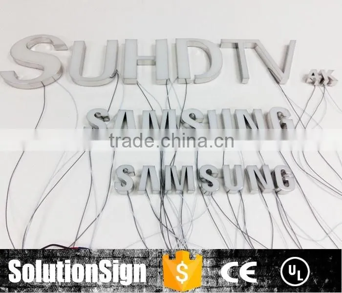 LED light up illuminated led sign letter for LOGO brand