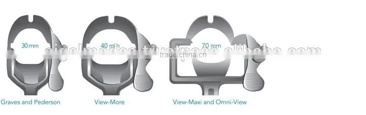 high grade stainless steel vaginal speculum/ gynecological speculum instruments