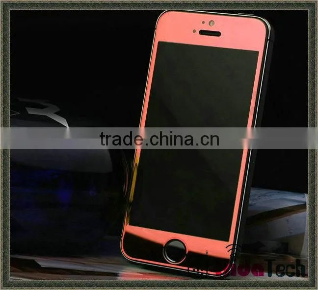 purple color tempered glass screen protector for apple iphone