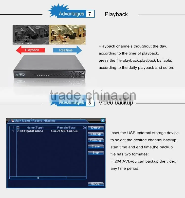 h 264 dvr software digital video recorder standalone 32ch ip onvif NVR