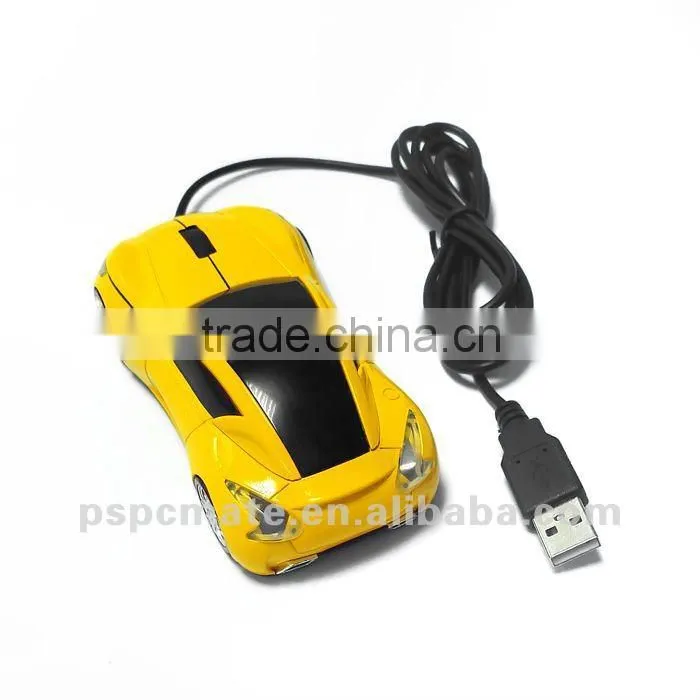 logo printing 3D wired car mouse top brand