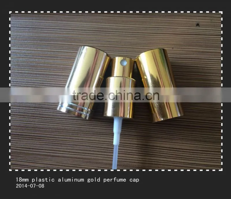 24mm new pp material aluminium pump spray atomizer caps for perfume bottles