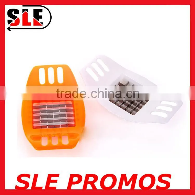 Custom Factory Promotional Kitchen Tools Plastic Vegetable Potato Slicer,High Quality Wholesale Easy Hand Grip French Fry Cutter