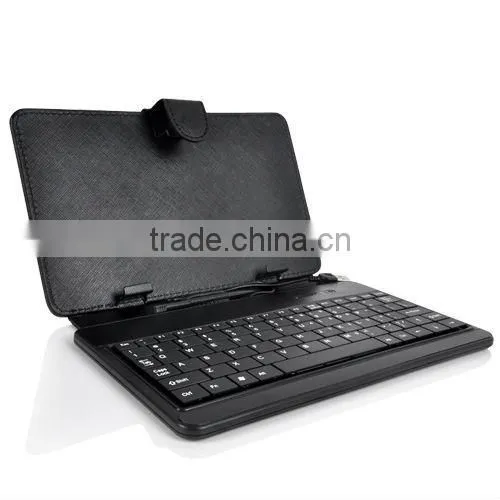 Micro USB Keyboard 9.7inch Leather Stand Case Cover for 9.7 tablet-Black Cyclone