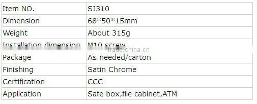 Inexpensive cheap Jianning Security Product Small safe knobs SJ310 for safe box or locker