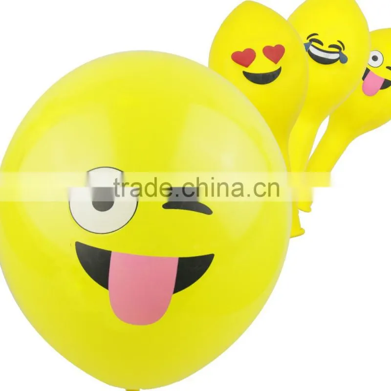 Children gift balloon game ballon manufactured emoji balloon