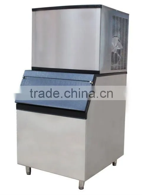 stainless steel commercial cube ice maker
