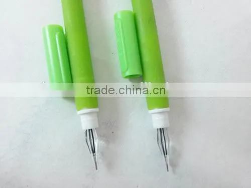 2014 hot custom green grass leaf silicone pen