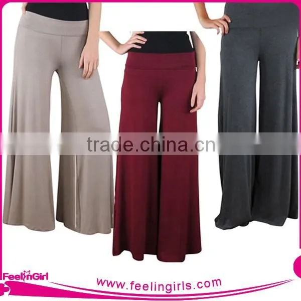 Fast Delivery Various Types Of Sexy Palazzo Trousers For Ladies