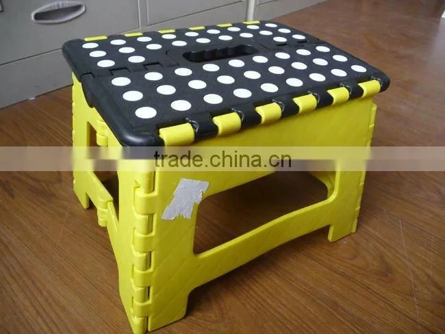 Portable and cheap plastic adjustable step stool