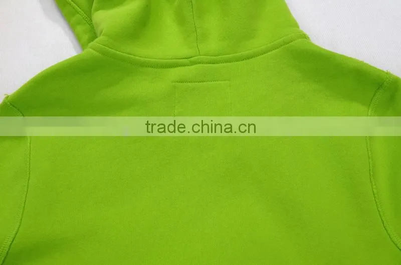 Slim new winter washed cotton cashmere European style for custom zip hoodie