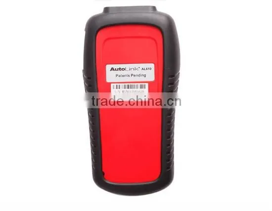Original AL619 Auto diagnostic Code reader Autel AutoLink AL619 AUTO scan tool with ABS and SRS DHL Free Shipping