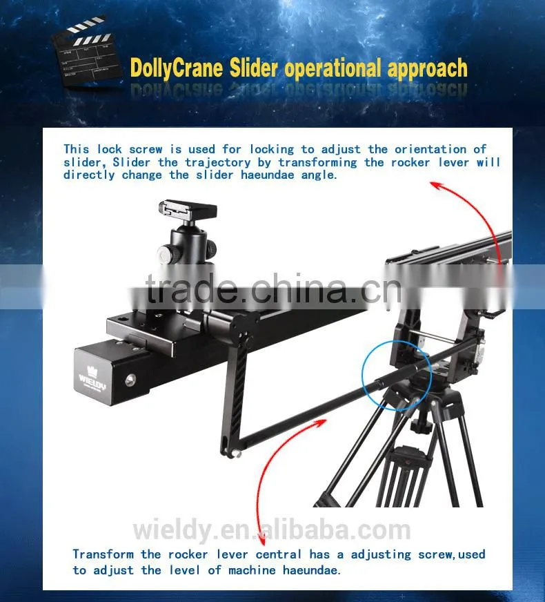dolly crane DSLR camera slider for making film