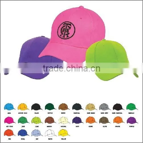 2016 High Quality 100% Cotton Cheap Custom sports Cap factory