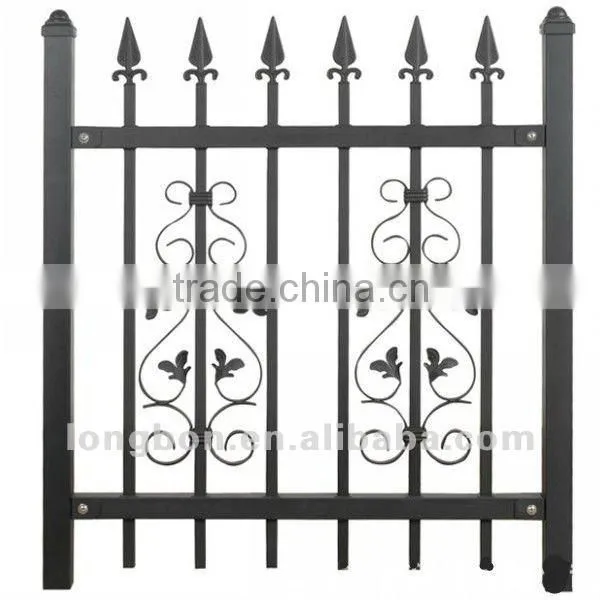 2014 Top-selling wrought iron security garden fence