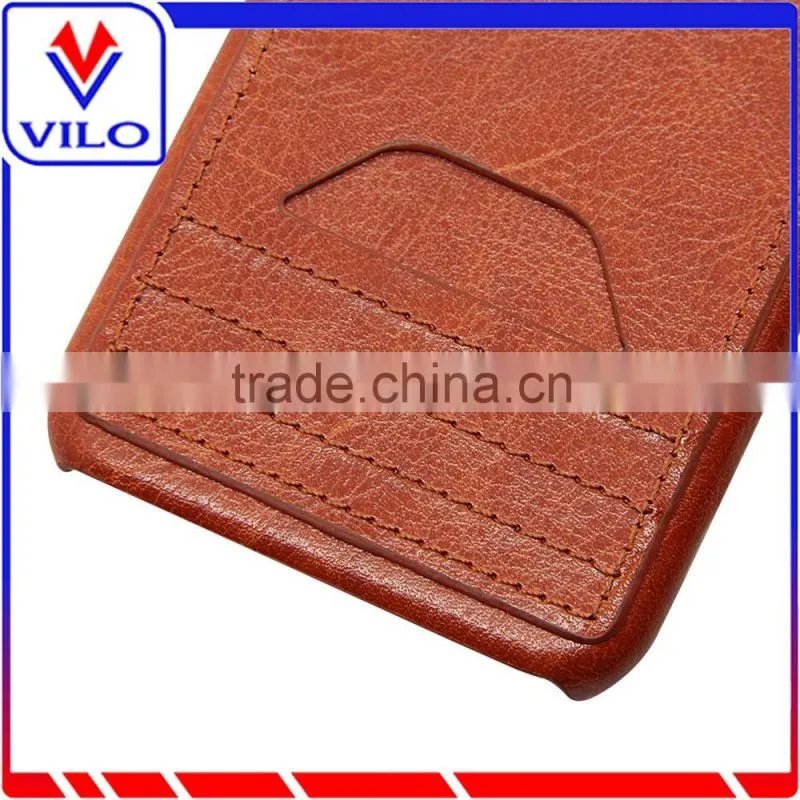 Ultra Slim PU Leather back cover Case with card slot For Iphone 6