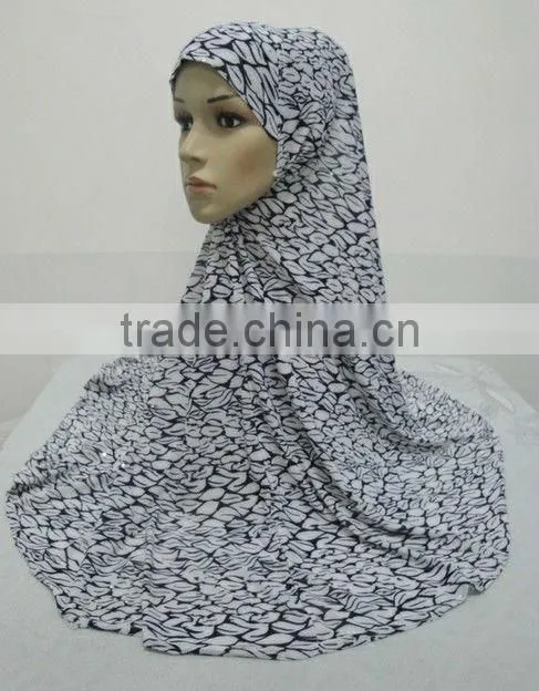 H174 latest big size print hijab,hijab scarf