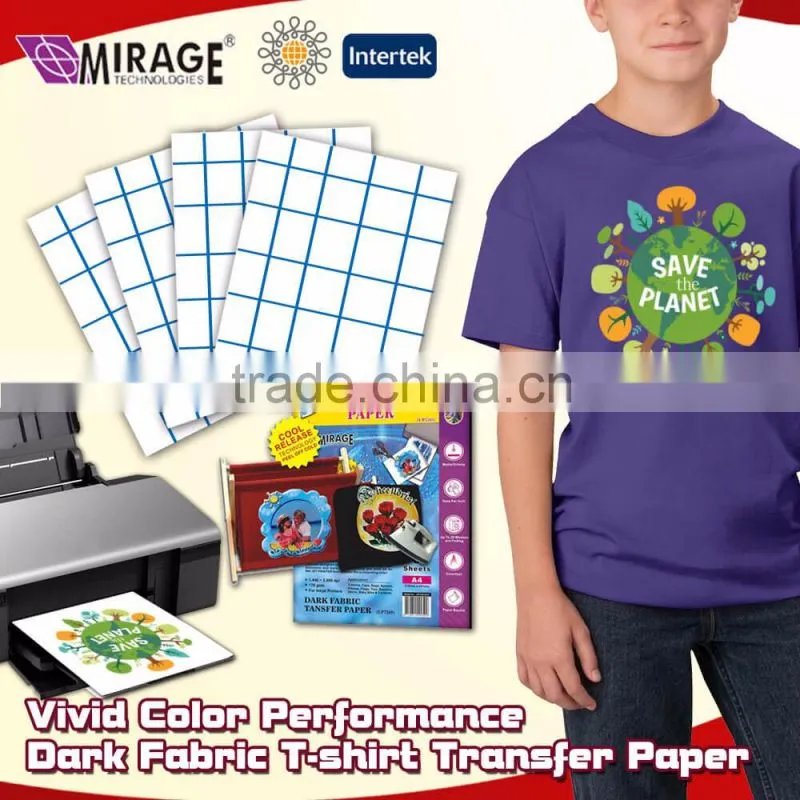 Vivid Color Performance Dark Fabric T-shirt Transfer Paper