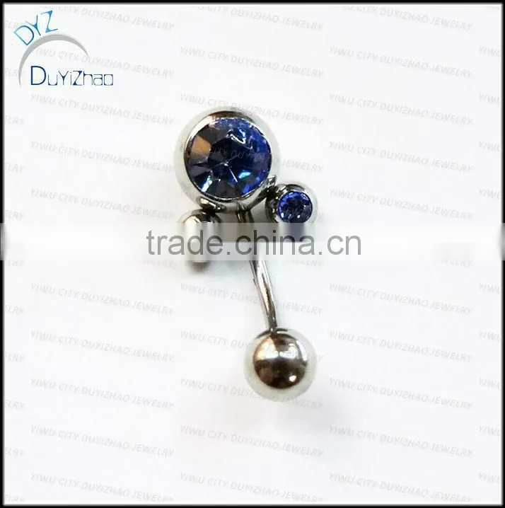 Navel ring in stainless steel jewelry cute indian navel piercing